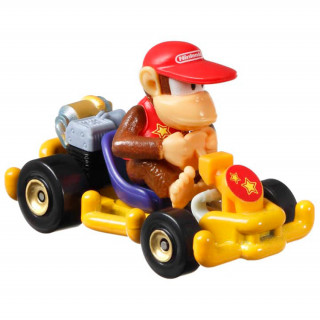 Mattel Hot Wheels: Mario Kart - Diddy Kong Pipe Frame Die-Cast (GRN15) Jucărie