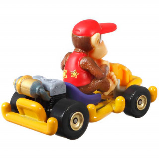 Mattel Hot Wheels: Mario Kart - Diddy Kong Pipe Frame Die-Cast (GRN15) Jucărie