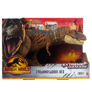 Mattel Jurassic World Dominion: Extreme Damage - Tyrannosaurus Rex (HGC19) Jucărie