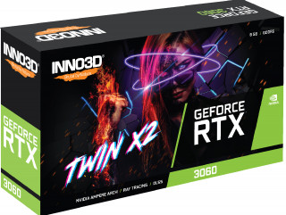Inno3D GeForce RTX 3060 Twin X2 NVIDIA 8 Giga Bites GDDR6 PC
