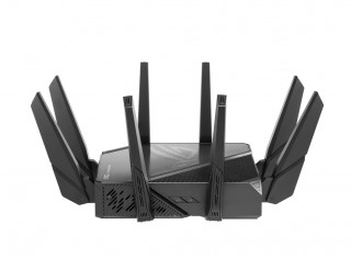 ASUS ROG Rapture GT-AX11000 Pro router wireless Gigabit Ethernet Tri-band (2.4 GHz / 5 GHz / 5 GHz) Negru PC