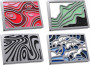 HyperX Badge Pack - Abstract Magnetic Badges Etichetă tastatură thumbnail