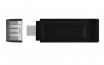 Kingston Technology DataTraveler 70 memorii flash USB 256 Giga Bites USB tip-C 3.2 Gen 1 (3.1 Gen 1) Negru thumbnail