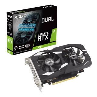 ASUS Dual -RTX3050-O6G NVIDIA GeForce RTX 3050 6 Giga Bites GDDR6 PC
