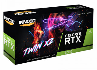 INNO3D GeForce RTX 3060 Twin X2 NVIDIA 12 Giga Bites GDDR6 PC
