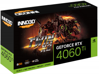 INNO3D GeForce RTX 4060 Ti TWIN X2 NVIDIA 8 Giga Bites GDDR6 PC