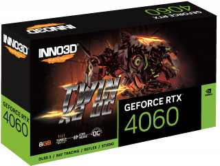 INNO3D N40602-08D6X-173051N plăci video NVIDIA GeForce RTX 4060 8 Giga Bites GDDR6 PC
