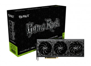 Palit GeForce RTX 4070 Ti SUPER GameRock OmniBlack NVIDIA 16 Giga Bites GDDR6X PC
