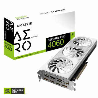 GIGABYTE AERO GeForce RTX 4060 OC 8G NVIDIA 8 Giga Bites GDDR6 PC