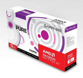 Sapphire PURE Radeon RX 7700 XT AMD 12 Giga Bites GDDR6 PC