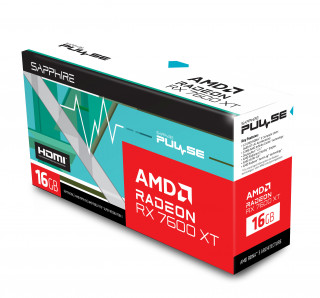 Sapphire PULSE Radeon RX 7600 XT AMD 16 Giga Bites GDDR6 PC