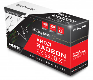 Sapphire PULSE Radeon RX 6500 XT AMD 4 Giga Bites GDDR6 PC
