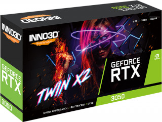 INNO3D GeForce RTX 3050 Twin X2 NVIDIA 6 Giga Bites GDDR6 PC