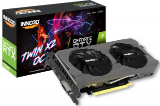 INNO3D GeForce RTX 3050 Twin X2 OC NVIDIA 8 Giga Bites GDDR6 PC
