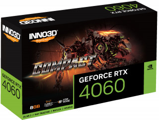 INNO3D GeForce RTX 4060 Compact NVIDIA 8 Giga Bites GDDR6 PC
