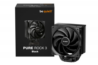 be quiet! Pure Rock 3 Black Procesor Răcitor de aer 12 cm Negru 1 buc. PC