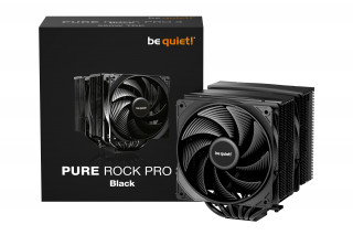 be quiet! Pure Rock Pro 3 Black Procesor Răcitor de aer 12 cm Negru 1 buc. PC