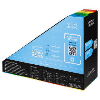 ARCTIC Liquid Freezer II 420 A-RGB Procesor Răcire lichidă all-in-one 14 cm Negru 1 buc. PC