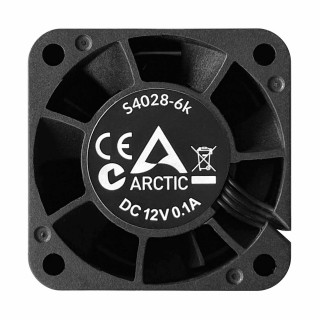 ARCTIC S4028-6K Carcasă calculator Ventilator 4 cm Negru 1 buc. PC
