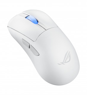 ASUS ROG Keris II Ace Wireless AimPoint White mouse-uri Gaming Mâna dreaptă RF Wireless + Bluetooth + USB Type-A Optice 42000 DPI PC