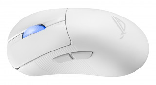 ASUS ROG Keris II Ace Wireless AimPoint White mouse-uri Gaming Mâna dreaptă RF Wireless + Bluetooth + USB Type-A Optice 42000 DPI PC