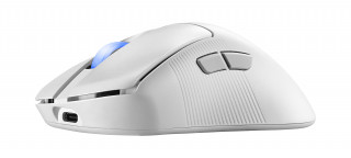 ASUS ROG Keris II Ace Wireless AimPoint White mouse-uri Gaming Mâna dreaptă RF Wireless + Bluetooth + USB Type-A Optice 42000 DPI PC