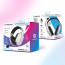 Oniverse Polaris Căști Prin cablu & Wireless Bandă de fixare pe cap Gaming USB Type-C / USB Type-A Bluetooth Negru, Alb thumbnail