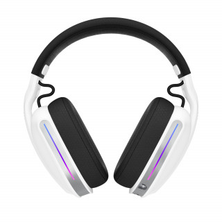 Oniverse Polaris Căști Prin cablu & Wireless Bandă de fixare pe cap Gaming USB Type-C / USB Type-A Bluetooth Negru, Alb PC