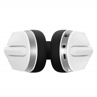 Oniverse Polaris Căști Prin cablu & Wireless Bandă de fixare pe cap Gaming USB Type-C / USB Type-A Bluetooth Negru, Alb PC