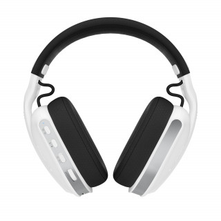 Oniverse Polaris Căști Prin cablu & Wireless Bandă de fixare pe cap Gaming USB Type-C / USB Type-A Bluetooth Negru, Alb PC