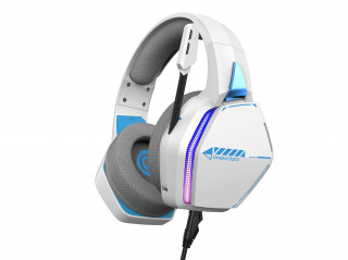 Oniverse Nebula Căști Prin cablu Bandă de fixare pe cap Gaming USB Tip-A Alb PC