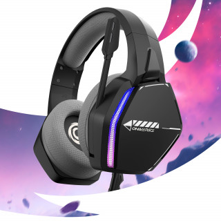 Oniverse Nebula Căști Prin cablu Bandă de fixare pe cap Gaming USB Tip-A Negru PC