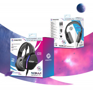 Oniverse Nebula Căști Prin cablu Bandă de fixare pe cap Gaming USB Tip-A Negru PC