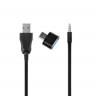 Oniverse Meteor Căști Prin cablu Bandă de fixare pe cap Gaming Negru PC