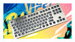 HATOR Gravity X TKL tastaturi Gaming USB QWERTY Engleză SUA Alb thumbnail