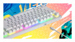 HATOR Gravity X TKL tastaturi Gaming USB QWERTY Engleză SUA Alb thumbnail