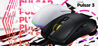 HATOR Pulsar 3 mouse-uri Gaming Ambidextru USB Tip-A Optice 12000 DPI PC