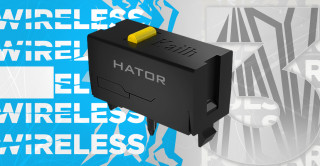 HATOR Pulsar 3 Wireless mouse-uri Gaming Ambidextru RF Wireless + Bluetooth + USB Type-C Optice 12000 DPI PC
