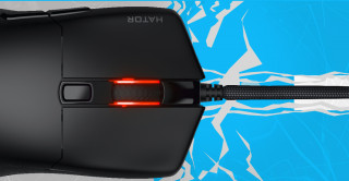 HATOR Pulsar 3 Wireless mouse-uri Gaming Ambidextru RF Wireless + Bluetooth + USB Type-C Optice 12000 DPI PC