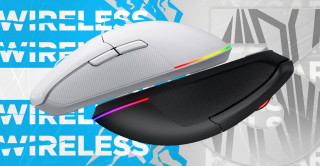 HATOR Pulsar 3 Wireless mouse-uri Gaming Ambidextru RF Wireless + Bluetooth + USB Type-C Optice 12000 DPI PC