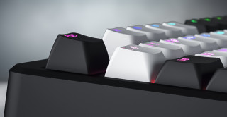 HATOR Rockfall 3 TKL Wireless tastaturi Gaming USB + RF Wireless + Bluetooth QWERTY Ucraineană Negru PC