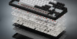 HATOR Rockfall 3 TKL Wireless tastaturi Gaming USB + RF Wireless + Bluetooth QWERTY Ucraineană Negru thumbnail
