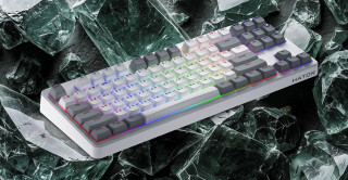 HATOR Rockfall 3 TKL Wireless tastaturi Gaming USB + RF Wireless + Bluetooth QWERTY Ucraineană Negru PC