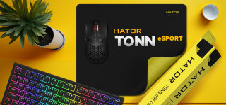 HATOR Tonn eSport Mouse pad pentru jocuri Negru PC