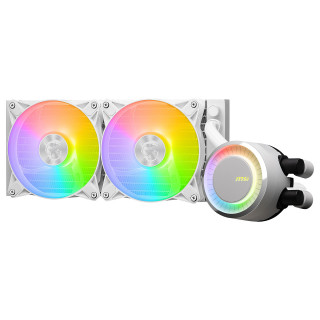 MSI MAG Coreliquid E240 WHITE Placă de bază, Procesor Kit lichid de răcire 12 cm Alb PC