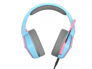 Oniverse Nebula Căști Prin cablu Bandă de fixare pe cap Gaming USB Tip-A Cyan, Roz PC