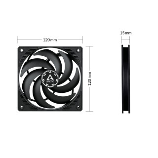 Arctic P12 Slim PWM PST PC