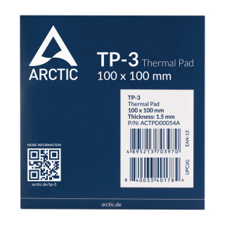 Folie termoconductoare Arctic TP-3 100x100x1.5mm (1 foaie/pachet) PC