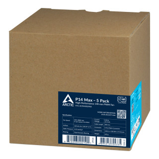 Arctic P14 Max Negru (Pachet de 5) PC