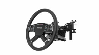 Volan Moza Racing - Set Simulator PC pentru Camioane (Camion/Tractor, DD, bază R5, volan TSW, pedală SR-P Lite, clemă) Multi-platform